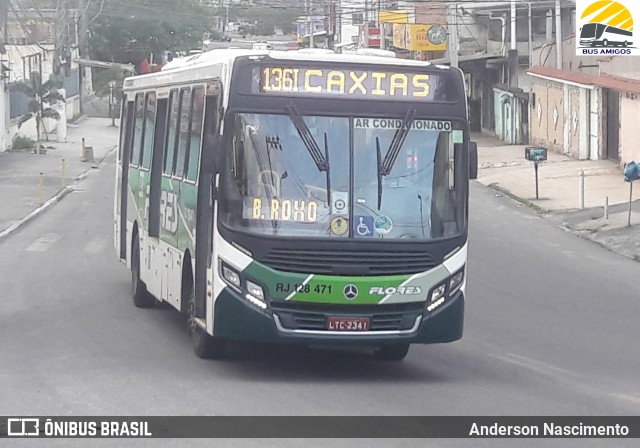 Transportes Flores RJ 128.471 na cidade de São João de Meriti, Rio de Janeiro, Brasil, por Anderson Nascimento . ID da foto: 10622766.