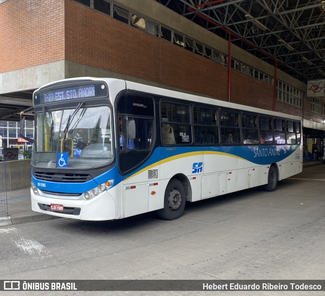 Viação Guaianazes 01 595 na cidade de Santo André, São Paulo, Brasil, por Hebert Eduardo Ribeiro Todesco. Número da foto: #10622063.