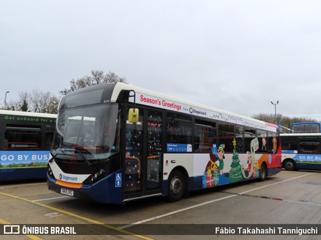 Stagecoach 26313 na cidade de Basingstoke, Hampshire, Inglaterra, por Fábio Takahashi Tanniguchi. ID da foto: 10623612.