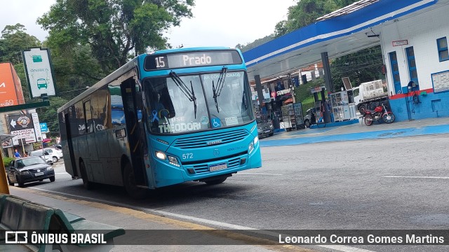 FAOL - Friburgo Auto Ônibus 572 na cidade de Nova Friburgo, Rio de Janeiro, Brasil, por Leonardo Correa Gomes Martins. ID da foto: 10622655.