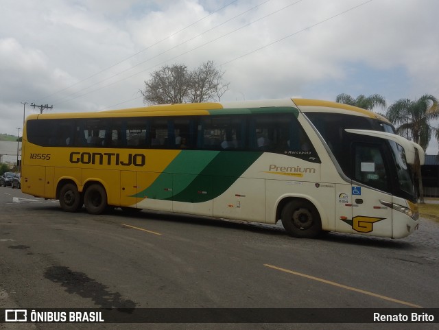 Empresa Gontijo de Transportes 18555 na cidade de Juiz de Fora, Minas Gerais, Brasil, por Renato Brito. ID da foto: 10682603.