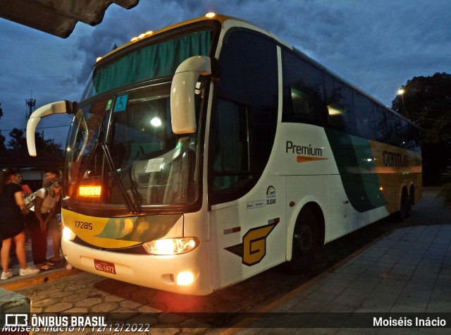 Empresa Gontijo de Transportes 17285 na cidade de Cubatão, São Paulo, Brasil, por Moiséis Inácio. ID da foto: 10683224.