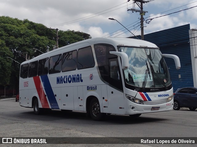 Expresso Nacional de Luxo 10105 na cidade de São Paulo, São Paulo, Brasil, por Rafael Lopes de Oliveira. Número da foto: #10681697.