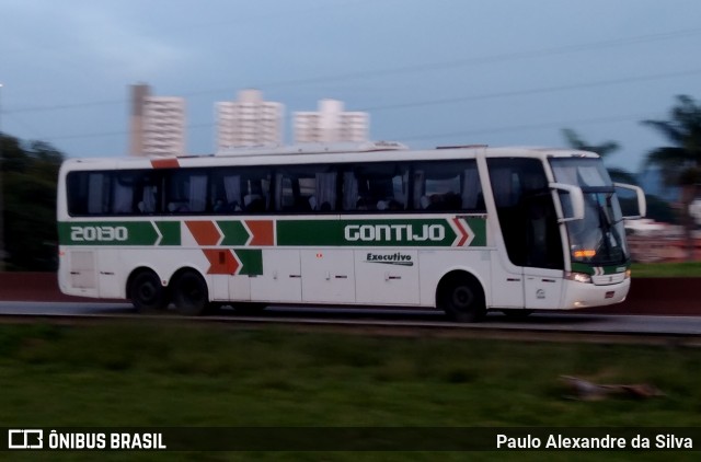 Empresa Gontijo de Transportes 20130 na cidade de Betim, Minas Gerais, Brasil, por Paulo Alexandre da Silva. ID da foto: 10683680.