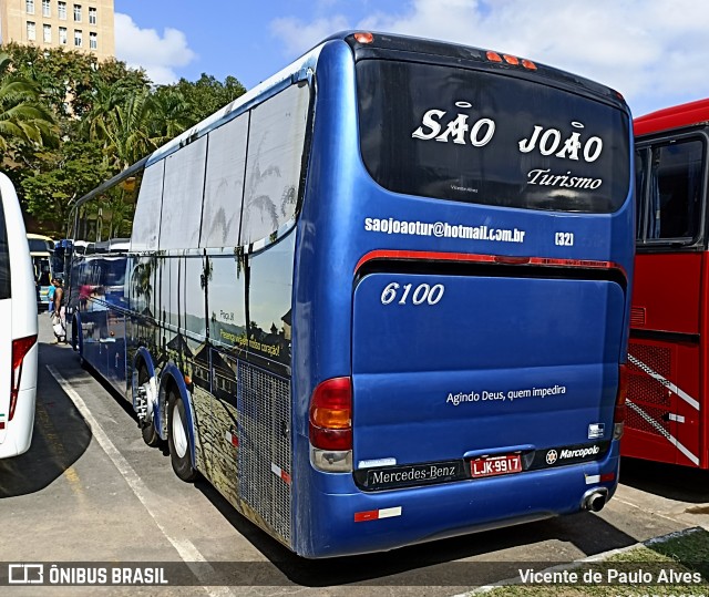 São João Turismo 6100 na cidade de Aparecida, São Paulo, Brasil, por Vicente de Paulo Alves. ID da foto: 10681600.