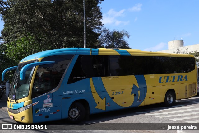 Viação Ultra 2283 na cidade de São Paulo, São Paulo, Brasil, por jessé pereira. ID da foto: 10684315.