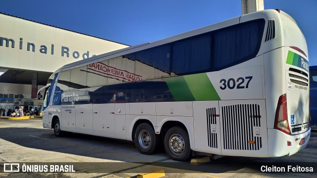 Planalto Transportes 3027 na cidade de Goiânia, Goiás, Brasil, por Cleiton Feitosa. ID da foto: 10681672.