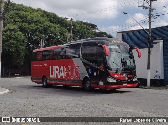 Lirabus 14105 na cidade de São Paulo, São Paulo, Brasil, por Rafael Lopes de Oliveira. Número da foto: #10681743.