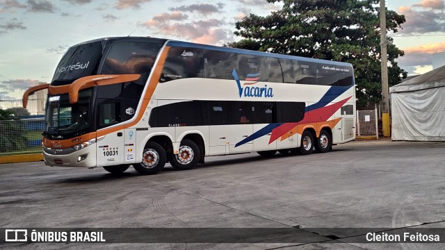 Viação Vacaria 10031 na cidade de Goiânia, Goiás, Brasil, por Cleiton Feitosa. Número da foto: #10681548.