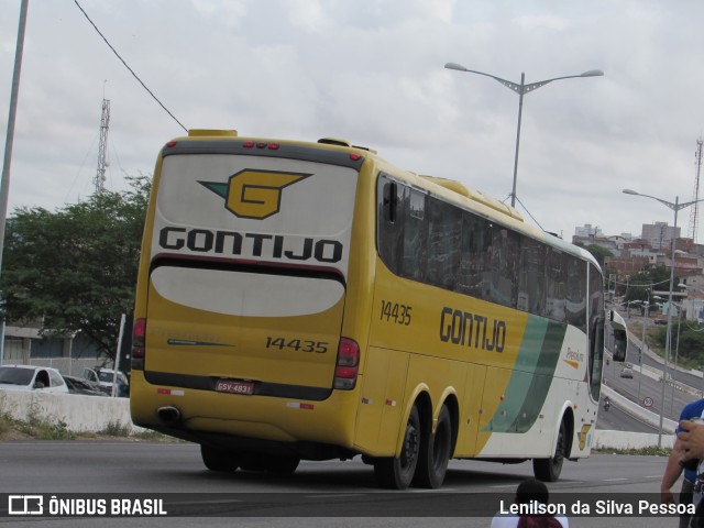 Empresa Gontijo de Transportes 14435 na cidade de Caruaru, Pernambuco, Brasil, por Lenilson da Silva Pessoa. ID da foto: 10682897.