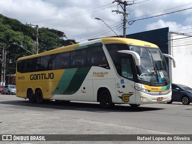 Empresa Gontijo de Transportes 18425 na cidade de São Paulo, São Paulo, Brasil, por Rafael Lopes de Oliveira. ID da foto: 10683746.