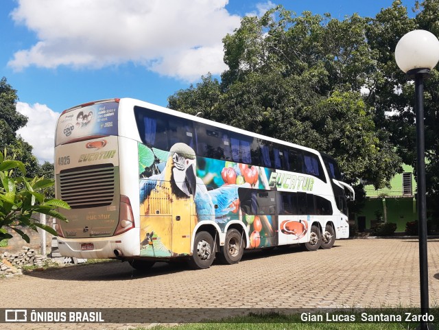 Eucatur - Empresa União Cascavel de Transportes e Turismo 4925 na cidade de Ji-Paraná, Rondônia, Brasil, por Gian Lucas  Santana Zardo. ID da foto: 10681731.