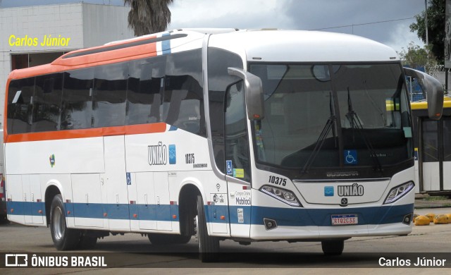 Expresso União 10375 na cidade de Goiânia, Goiás, Brasil, por Carlos Júnior. ID da foto: 10684784.