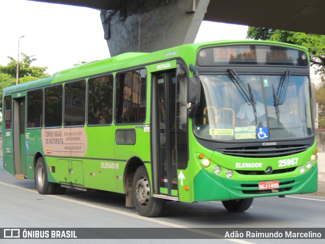 Autotrans > Turilessa 25967 na cidade de Belo Horizonte, Minas Gerais, Brasil, por Adão Raimundo Marcelino. ID da foto: 10683975.