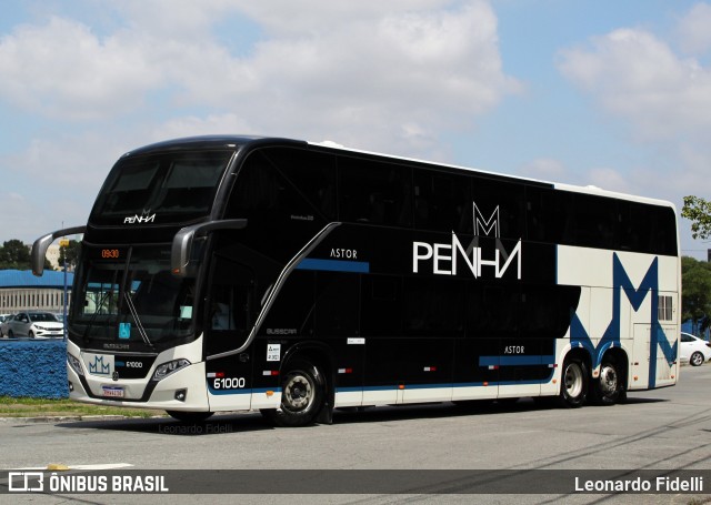 Empresa de Ônibus Nossa Senhora da Penha 61000 na cidade de São Paulo, São Paulo, Brasil, por Leonardo Fidelli. Número da foto: #10684853.
