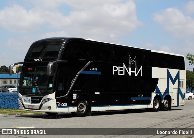 Empresa de Ônibus Nossa Senhora da Penha 61000 na cidade de São Paulo, São Paulo, Brasil, por Leonardo Fidelli. ID da foto: 10684853.