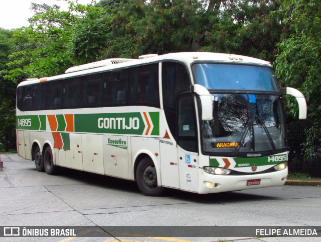 Empresa Gontijo de Transportes 14895 na cidade de São Paulo, São Paulo, Brasil, por FELIPE ALMEIDA. ID da foto: 10683922.