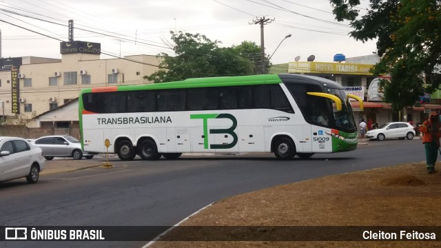 Transbrasiliana Transportes e Turismo 51009 na cidade de Goiânia, Goiás, Brasil, por Cleiton Feitosa. ID da foto: 10681507.