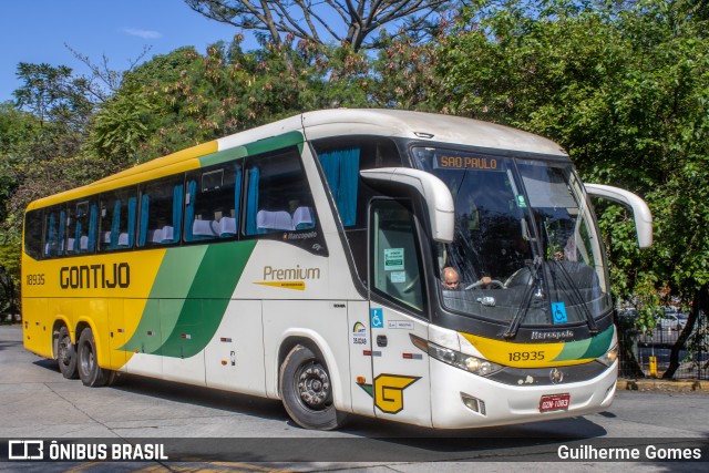 Empresa Gontijo de Transportes 18935 na cidade de São Paulo, São Paulo, Brasil, por Guilherme Gomes. ID da foto: 10682729.