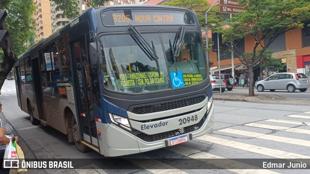 SM Transportes 20948 na cidade de Belo Horizonte, Minas Gerais, Brasil, por Edmar Junio. ID da foto: 10681569.