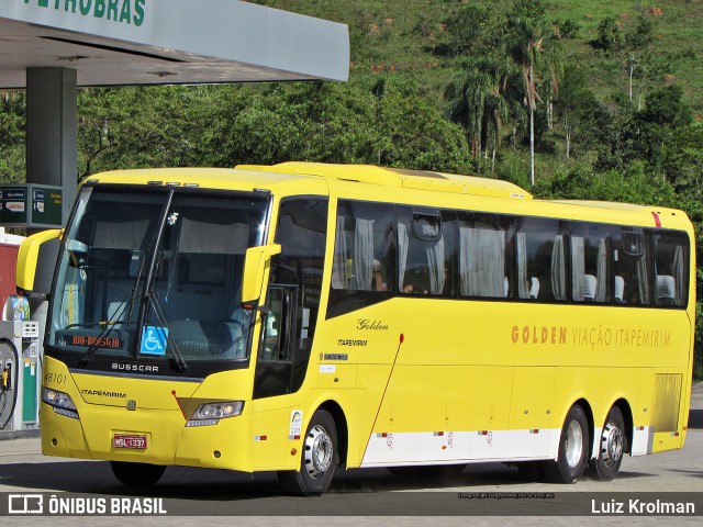 Viação Itapemirim 48101 na cidade de Juiz de Fora, Minas Gerais, Brasil, por Luiz Krolman. ID da foto: 10684227.