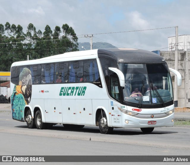 Eucatur - Empresa União Cascavel de Transportes e Turismo 4739 na cidade de Indaial, Santa Catarina, Brasil, por Almir Alves. Número da foto: #10684267.