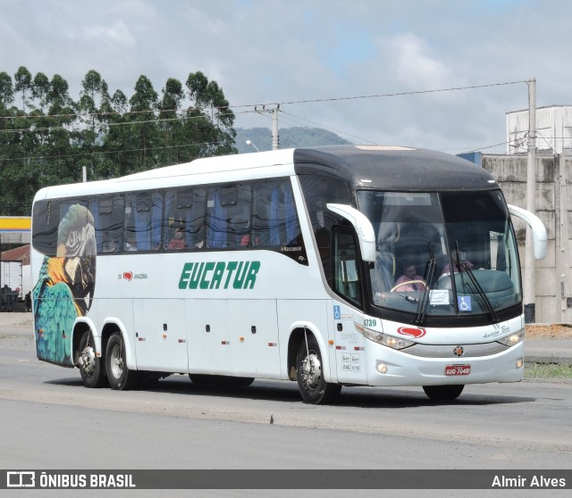 Eucatur - Empresa União Cascavel de Transportes e Turismo 4739 na cidade de Indaial, Santa Catarina, Brasil, por Almir Alves. ID da foto: 10684267.