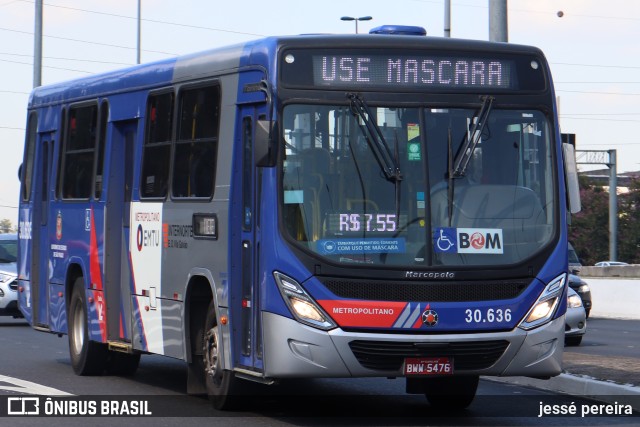 Empresa de Ônibus Vila Galvão 30.636 na cidade de São Paulo, São Paulo, Brasil, por jessé pereira. Número da foto: #10683675.
