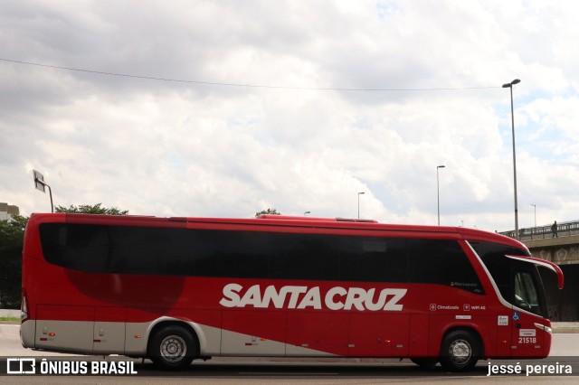 Viação Santa Cruz 21518 na cidade de São Paulo, São Paulo, Brasil, por jessé pereira. ID da foto: 10687238.