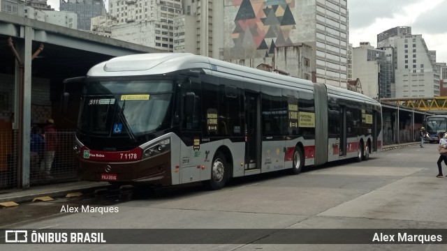 Viação Campo Belo 7 1178 na cidade de São Paulo, São Paulo, Brasil, por Alex Marques. Número da foto: #10687390.