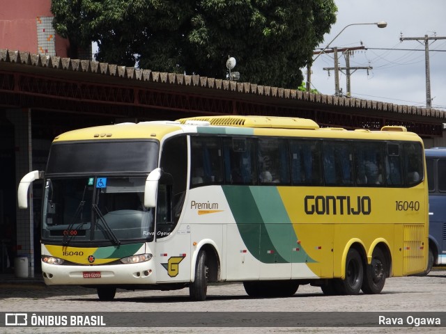 Empresa Gontijo de Transportes 16040 na cidade de Vitória da Conquista, Bahia, Brasil, por Rava Ogawa. ID da foto: 10686088.