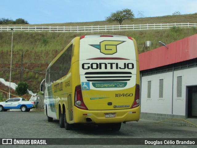 Empresa Gontijo de Transportes 18460 na cidade de João Monlevade, Minas Gerais, Brasil, por Douglas Célio Brandao. ID da foto: 10686054.