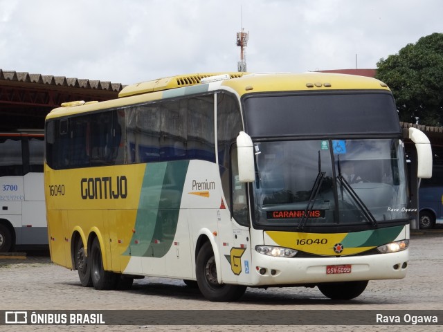 Empresa Gontijo de Transportes 16040 na cidade de Vitória da Conquista, Bahia, Brasil, por Rava Ogawa. ID da foto: 10686097.