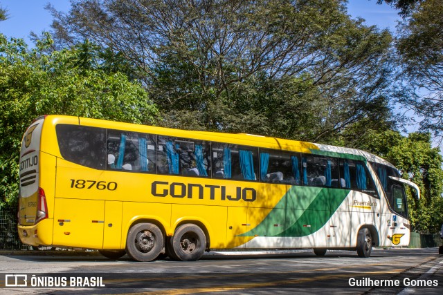 Empresa Gontijo de Transportes 18760 na cidade de São Paulo, São Paulo, Brasil, por Guilherme Gomes. ID da foto: 10686185.