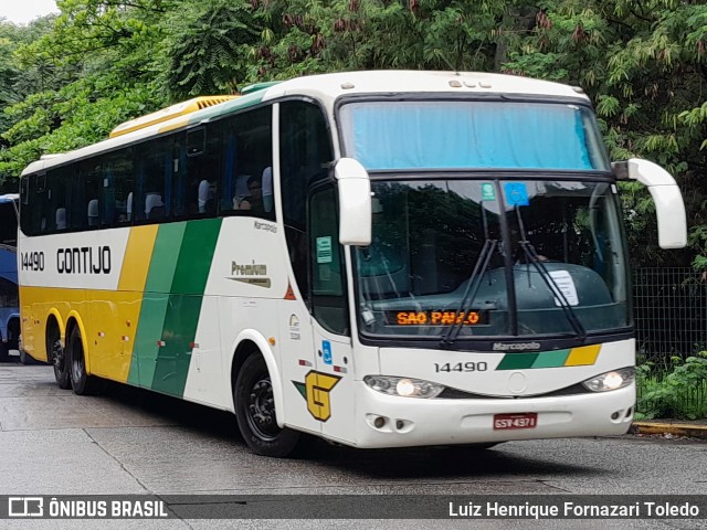 Empresa Gontijo de Transportes 14490 na cidade de São Paulo, São Paulo, Brasil, por Luiz Henrique Fornazari Toledo. ID da foto: 10687005.