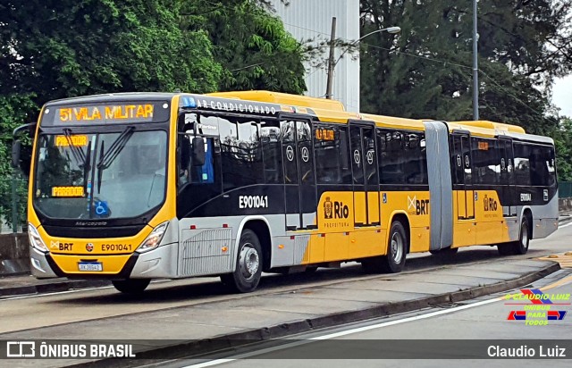 Mobi Rio E901041 na cidade de Rio de Janeiro, Rio de Janeiro, Brasil, por Claudio Luiz. Número da foto: #10686814.