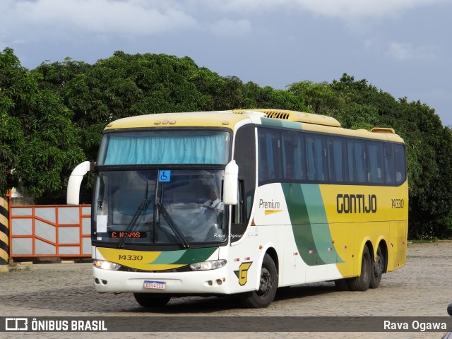 Empresa Gontijo de Transportes 14330 na cidade de Vitória da Conquista, Bahia, Brasil, por Rava Ogawa. ID da foto: 10686352.