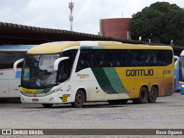 Empresa Gontijo de Transportes 21335 na cidade de Vitória da Conquista, Bahia, Brasil, por Rava Ogawa. ID da foto: 10686154.