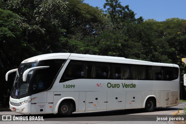 Auto Viação Ouro Verde 13099 na cidade de São Paulo, São Paulo, Brasil, por jessé pereira. ID da foto: 10687606.