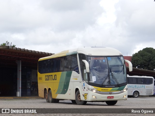 Empresa Gontijo de Transportes 19160 na cidade de Vitória da Conquista, Bahia, Brasil, por Rava Ogawa. ID da foto: 10686115.