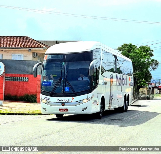 Empresa Cruz 21710 na cidade de Guaratuba, Paraná, Brasil, por Paulobuss  Guaratuba. ID da foto: 10687636.