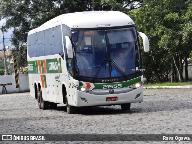 Empresa Gontijo de Transportes 21555 na cidade de Vitória da Conquista, Bahia, Brasil, por Rava Ogawa. ID da foto: 10686024.