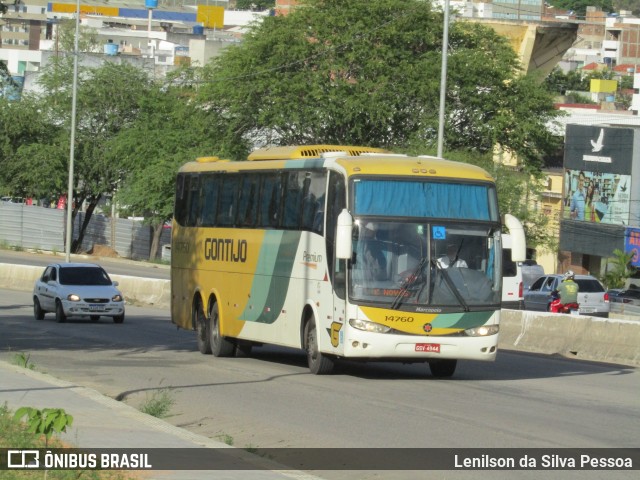 Empresa Gontijo de Transportes 14760 na cidade de Caruaru, Pernambuco, Brasil, por Lenilson da Silva Pessoa. Número da foto: #10686469.