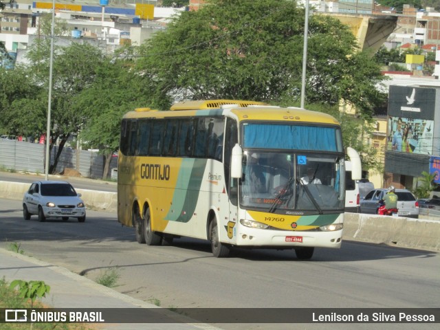 Empresa Gontijo de Transportes 14760 na cidade de Caruaru, Pernambuco, Brasil, por Lenilson da Silva Pessoa. ID da foto: 10686469.