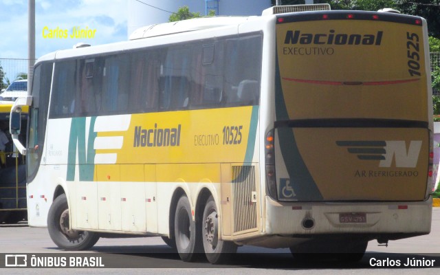 Viação Nacional 10525 na cidade de Goiânia, Goiás, Brasil, por Carlos Júnior. ID da foto: 10687356.