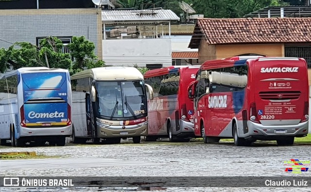 Viação Santa Cruz 28220 na cidade de Juiz de Fora, Minas Gerais, Brasil, por Claudio Luiz. ID da foto: 10685628.