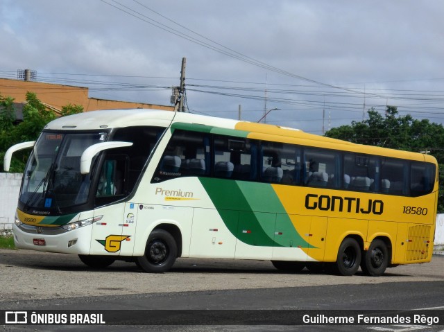 Empresa Gontijo de Transportes 18580 na cidade de Teresina, Piauí, Brasil, por Guilherme Fernandes Rêgo. ID da foto: 10690578.