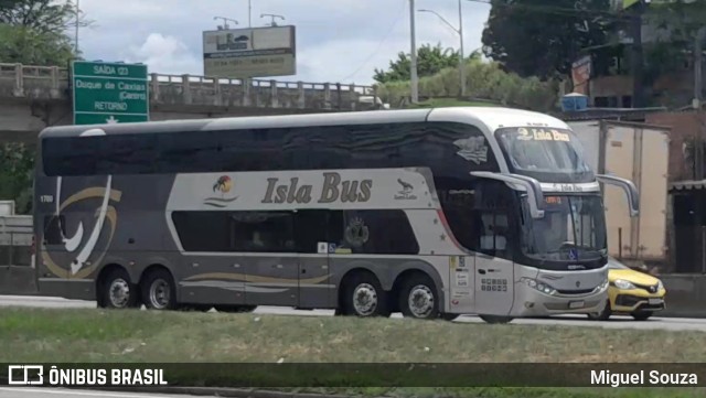 Isla Bus Transportes 1700 na cidade de Duque de Caxias, Rio de Janeiro, Brasil, por Miguel Souza. ID da foto: 10689515.