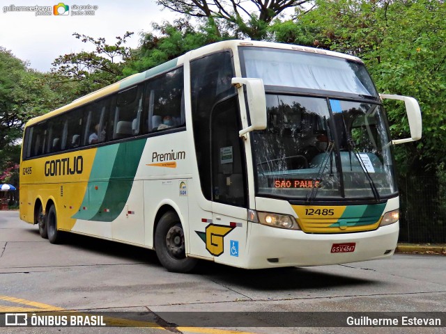 Empresa Gontijo de Transportes 12485 na cidade de São Paulo, São Paulo, Brasil, por Guilherme Estevan. ID da foto: 10689275.