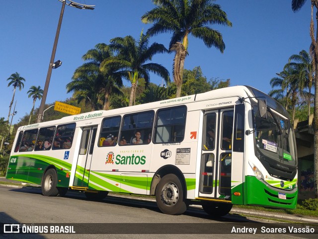Viação Piracicabana Santos 4218 na cidade de Santos, São Paulo, Brasil, por Andrey  Soares Vassão. Número da foto: #10688127.
